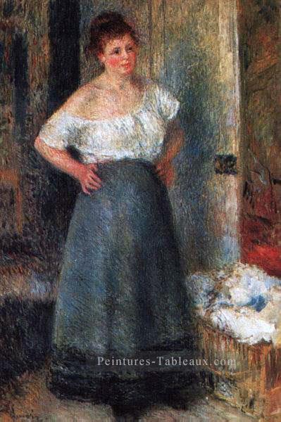 la blanchisseuse Pierre Auguste Renoir Peintures à l'huile
